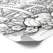 Herbst/Herbstfarben Poster (Ecke)