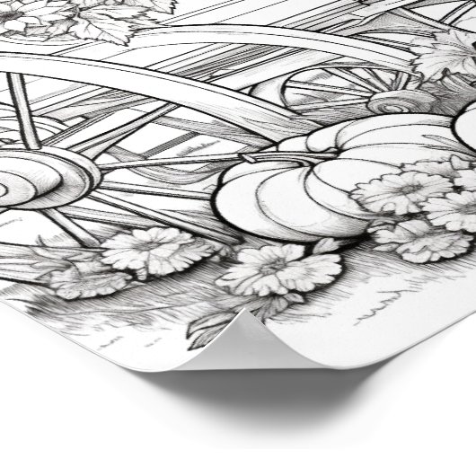 Herbst/Herbstfarben Poster (Ecke)