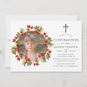 Herbst - Herbstfarbenbestätigung Einladung (Vorderseite)