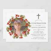 Herbst - Herbstfarbenbestätigung Einladung (Vorne/Hinten)