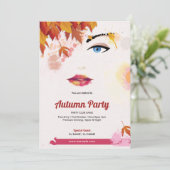 Herbst/Herbstfestival Flyer Einladung (Stehend Vorderseite)