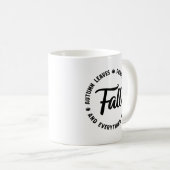 Herbst - Herbstgänge - Kürbisgewürze Kaffeetasse (VorderseiteRechts)