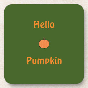 Herbst/Herbstkürbis Getränkeuntersetzer