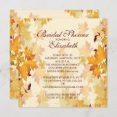 Herbst Herbstlaub Bridal Dusche Einladung (Vorne/Hinten)
