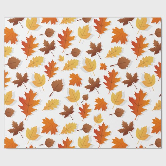 Herbst/Herbstlaub Erntedank Geschenkpackung. Geschenkpapier (Flach)