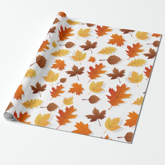 Herbst/Herbstlaub Erntedank Geschenkpackung. Geschenkpapier (Ungerollt)