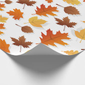 Herbst/Herbstlaub Erntedank Geschenkpackung. Geschenkpapier (Ecke)