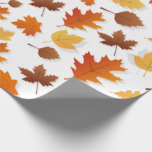 Herbst/Herbstlaub Erntedank Geschenkpackung. Geschenkpapier (Ecke)