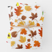 Herbst/Herbstlaub Erntedank Geschenkpackung. Geschenkpapier Set (Beispiel)
