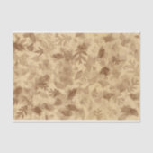 Herbst-Herbstlaub in Sepia Brown Seidenpapier (Vorderseite)