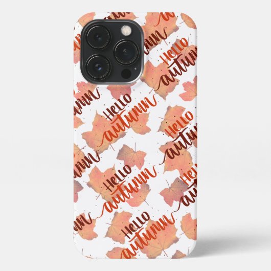 Herbst Herbstlaub iPhone 13 Pro Slim Fit Case iPhone Hülle (Rückseite)