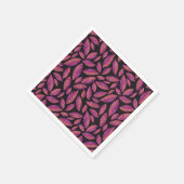 Herbst-Herbstlaub Lila- und Schwarzwald Serviette (Ecke)