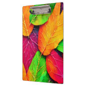 Herbst-Herbstlaub-Muster Klemmbrett (Links)