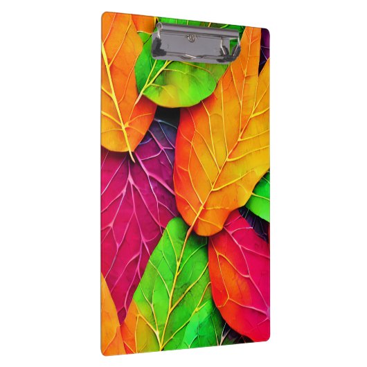 Herbst-Herbstlaub-Muster Klemmbrett (Rechts)