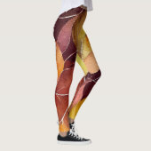 Herbst-Herbstlaub-Muster Leggings (Rechts)