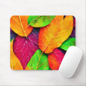 Herbst-Herbstlaub-Muster Mousepad (Mit Mouse)