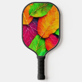 Herbst-Herbstlaub-Muster Pickleball Schläger (Vorderseite)