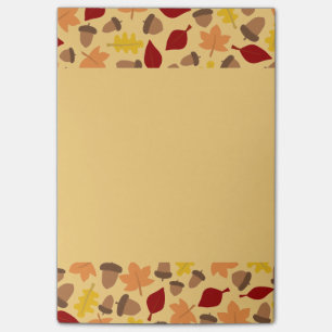 Herbst-Herbstlaub-Notizblock Post-it Klebezettel