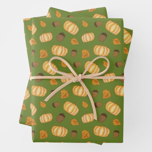 Herbst/Herbstsaison Geschenkpapier Set (Beispiel)