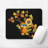 Herbst, Herbstschale mit Sonnenblumen Mousepad (Mit Mouse)