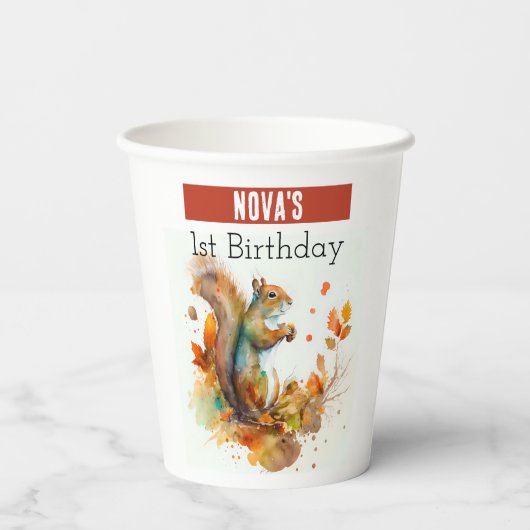 Herbst/Herbstvibes Pappbecher (Rückseite)