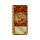 Herbst Hershey Miniatur Candy Wrapper Adressaufkleber (Vorne)