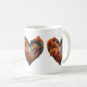 Herbst Herz und Bäume Kaffeetasse (VorderseiteRechts)