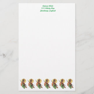 Herbst-Hexe Briefpapier