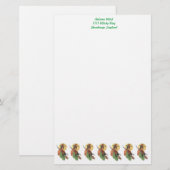 Herbst-Hexe Briefpapier (Vorne/Hinten)