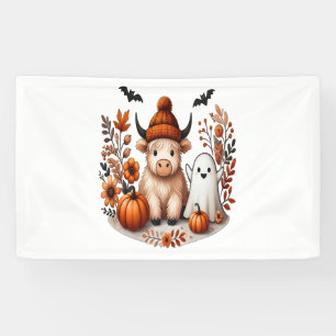 Herbst Highland Kuh Geist Png, Herbst Png Banner