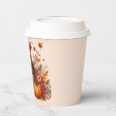 Herbst Highland Kuh Papiertasse Pappbecher (Links)