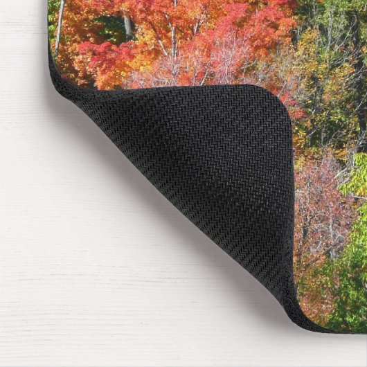 Herbst Hillside farbenfrohe Herbstfotografie Mousepad (Ecke)