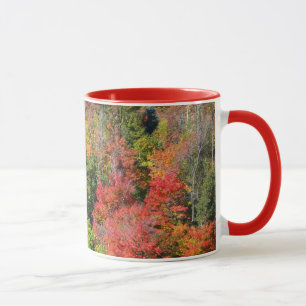 Herbst Hillside farbenfrohe Herbstfotografie Tasse