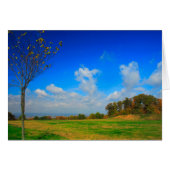 [Herbst-Himmel] blauer Wolken-Fall - irgendeine (Vorderseite (Horizontal))