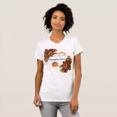Herbst-Himmel und Pumpkinsche Pies Herbsthemd T-Shirt (Vorne ganz)