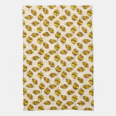 Herbst hinterlässt Gelbes Leaf-Muster auf jeder Fa Geschirrtuch (Vertikal)