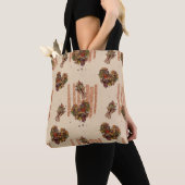 Herbst hinterlässt Herz Tasche (Von Nahem)
