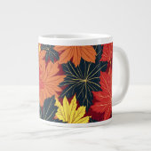 Herbst hinterlässt riesige Tasse (Vorderseite Rechts)