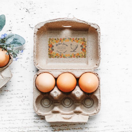 Herbst hinterlässt rustikales Drehbuch Eierkarton-