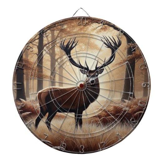 Herbst Hirsch Dartboard Dartscheibe (vorne)