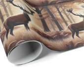 Herbst-Hirsch-Papier Geschenkpapier (Rolleneckpunkt)