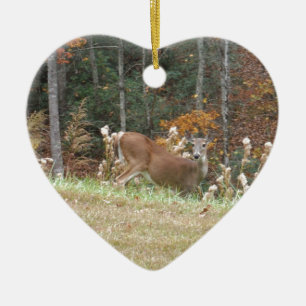 Herbst Hirsche im Arrowhad GA Keramikornament