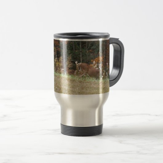 Herbst Hirsche im Arrowhad GA Reisebecher (VorderseiteRechts)