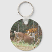 Herbst Hirsche im Arrowhad GA Schlüsselanhänger (Vorderseite)