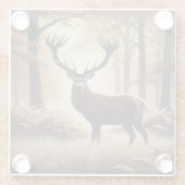 Herbst Hirsche Untersetzer (Rückseite)