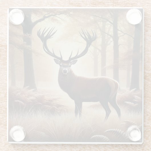 Herbst Hirsche Untersetzer (Rückseite)