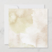 Herbst-Hochzeit in Florenz Einladung (Rückseite)