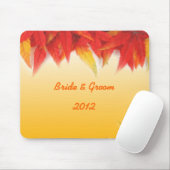 Herbst-Hochzeits-Mauspad Mousepad (Mit Mouse)