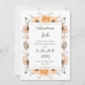 Herbst-Hochzeitseinladung Einladung (Vorderseite)
