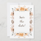 Herbst-Hochzeitseinladung Einladung (Rückseite)